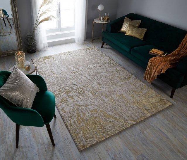Gold Metallic Rug BR Modern Interiors