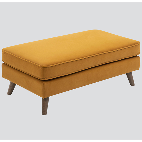Zadar Ochre Velvet Sofa Range BR Modern Interiors