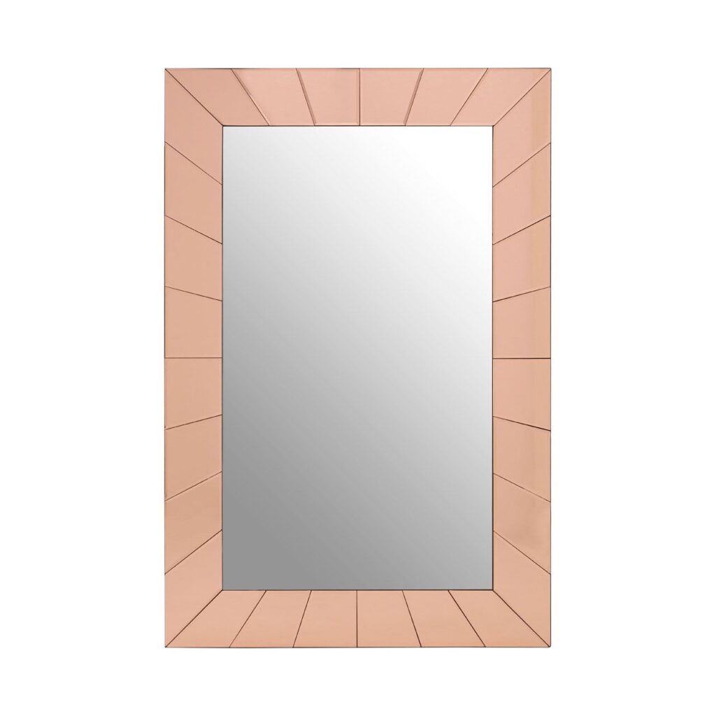 Rose Gold Wall Mirror BR Modern Interiors