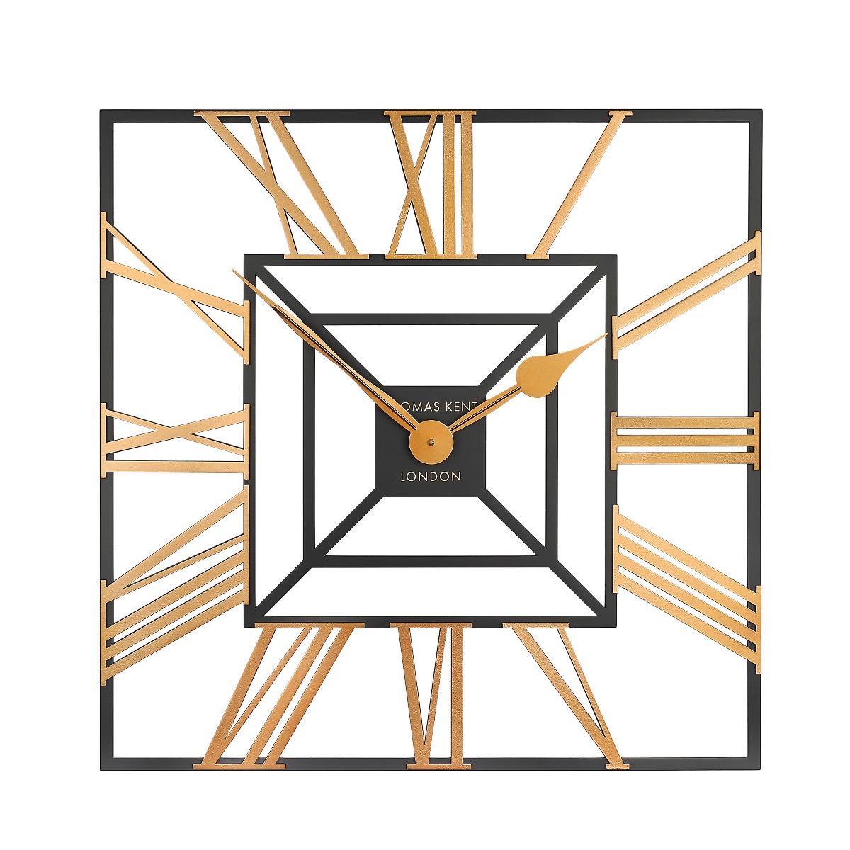 Thomas Kent Evening Star 24″ Wall Clock Square BR Modern Interiors