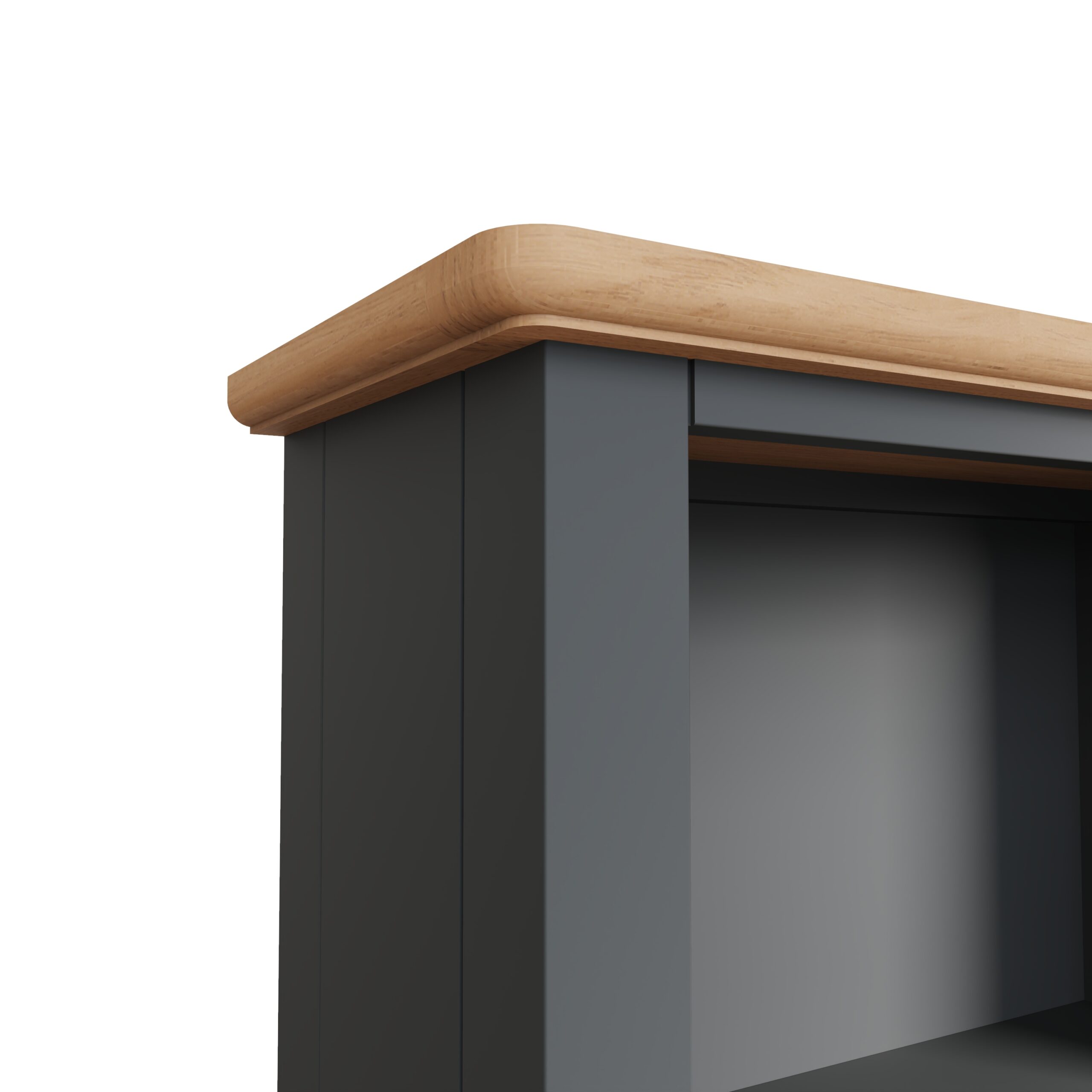 Large Grey Bookcase BR Modern Interiors