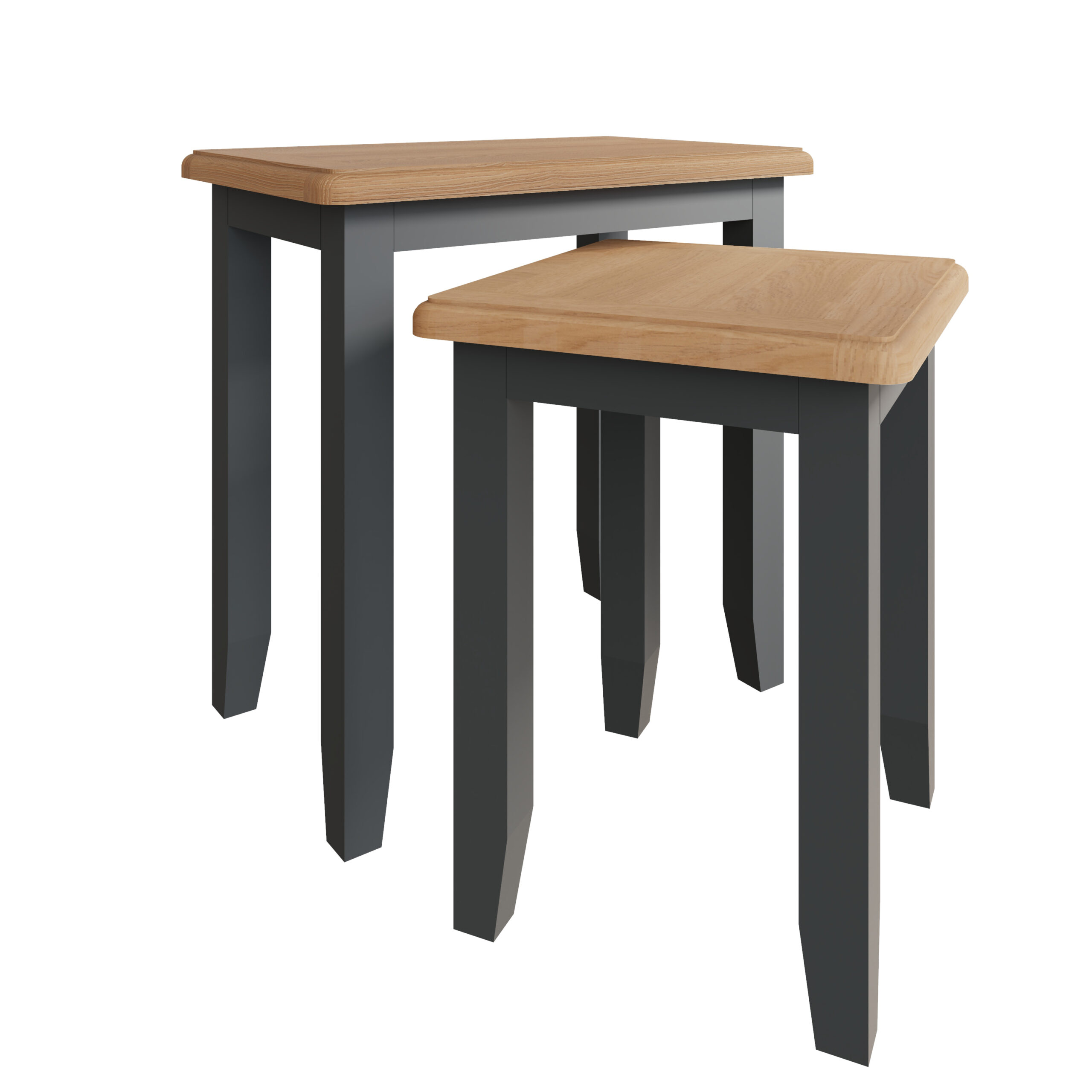 Grey Nest of 2 Tables BR Modern Interiors
