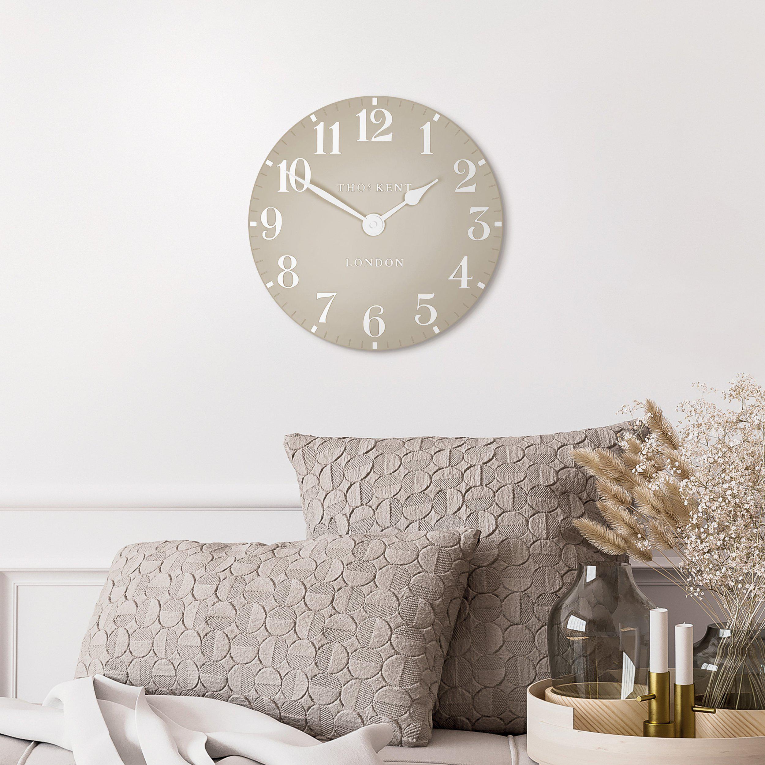 Thomas Kent Arabic 12″ Sand Wall Clock BR Modern Interiors